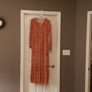 Floral Boho style maxi dress